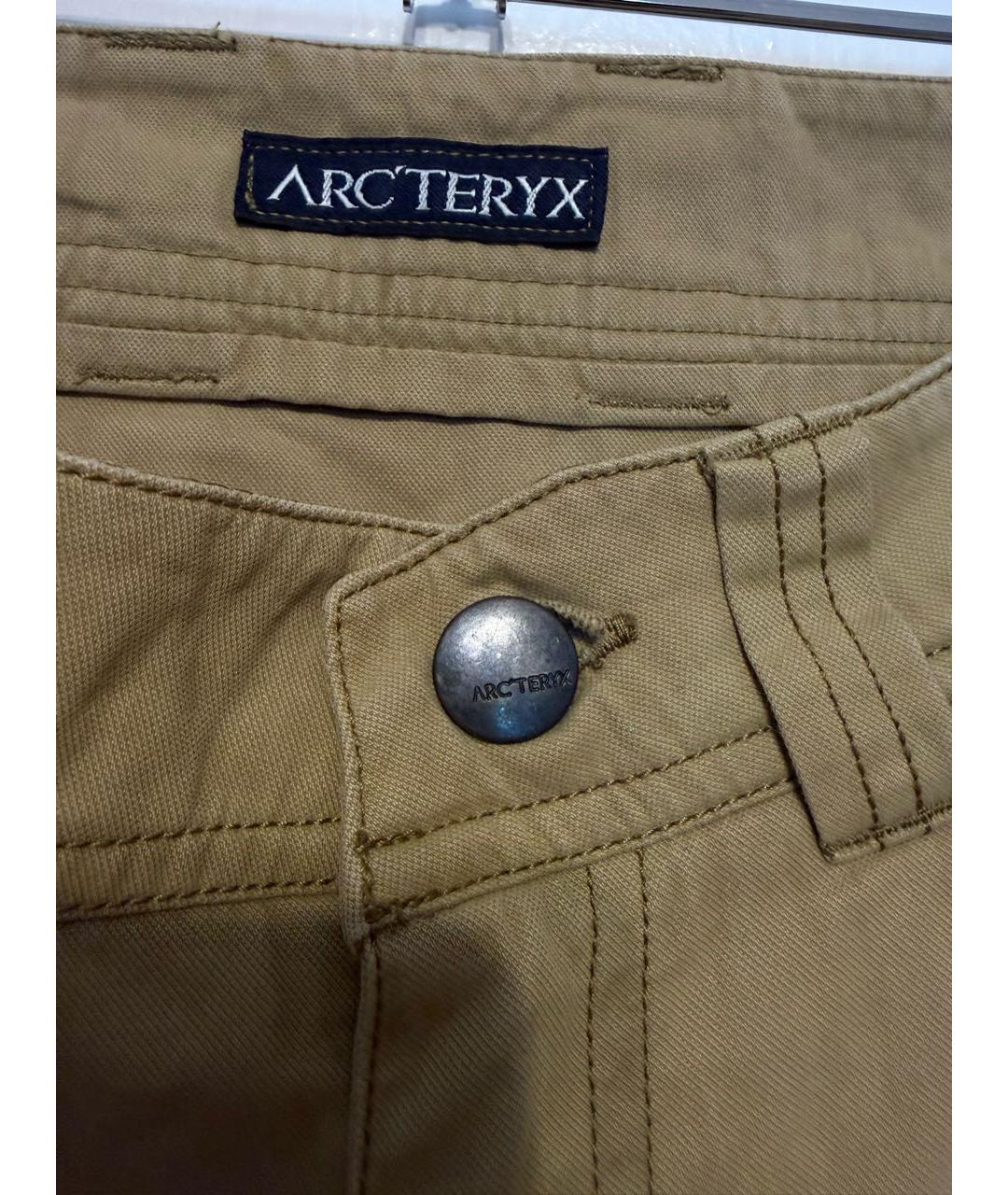 ARCTERYX Бежевые хлопко-эластановые шорты, фото 3