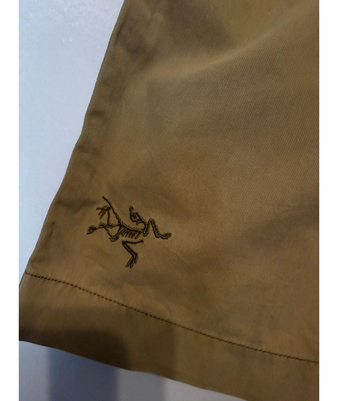 ARCTERYX Бежевые хлопко-эластановые шорты, фото 5