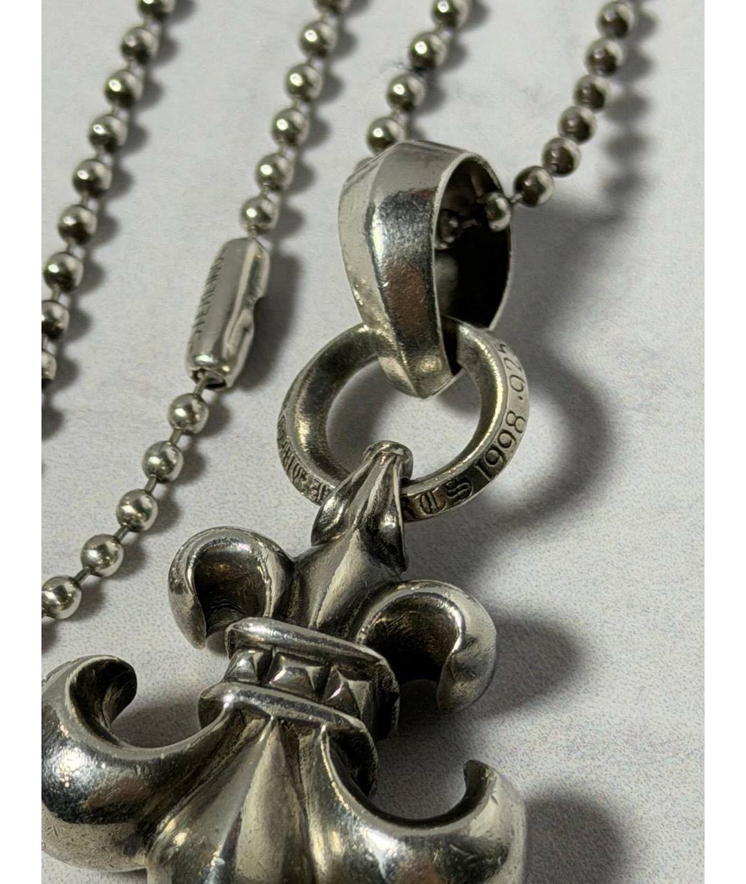 CHROME HEARTS Серебряная серебряная цепочка/подвеска, фото 4
