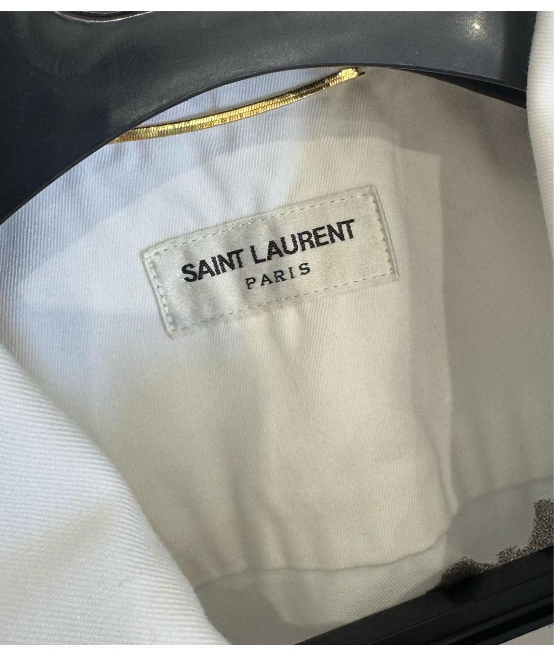 SAINT LAURENT Белый комбинезон, фото 4