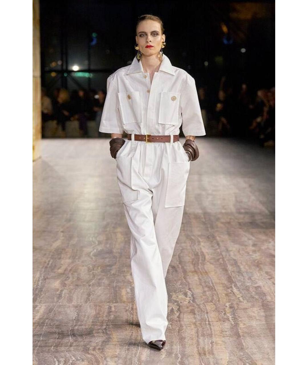 SAINT LAURENT Белый комбинезон, фото 6