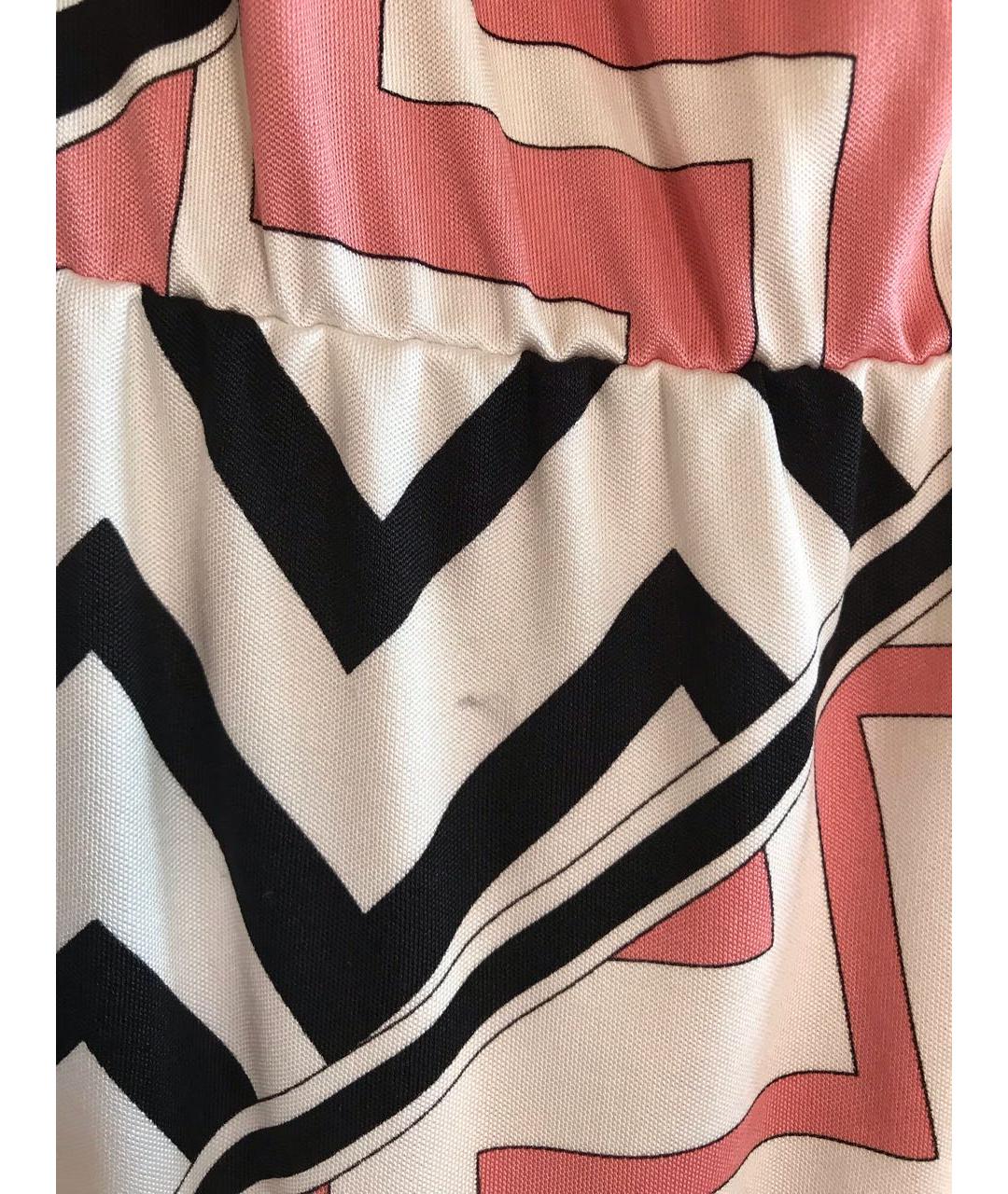 EMILIO PUCCI Мульти шелковое платье, фото 2