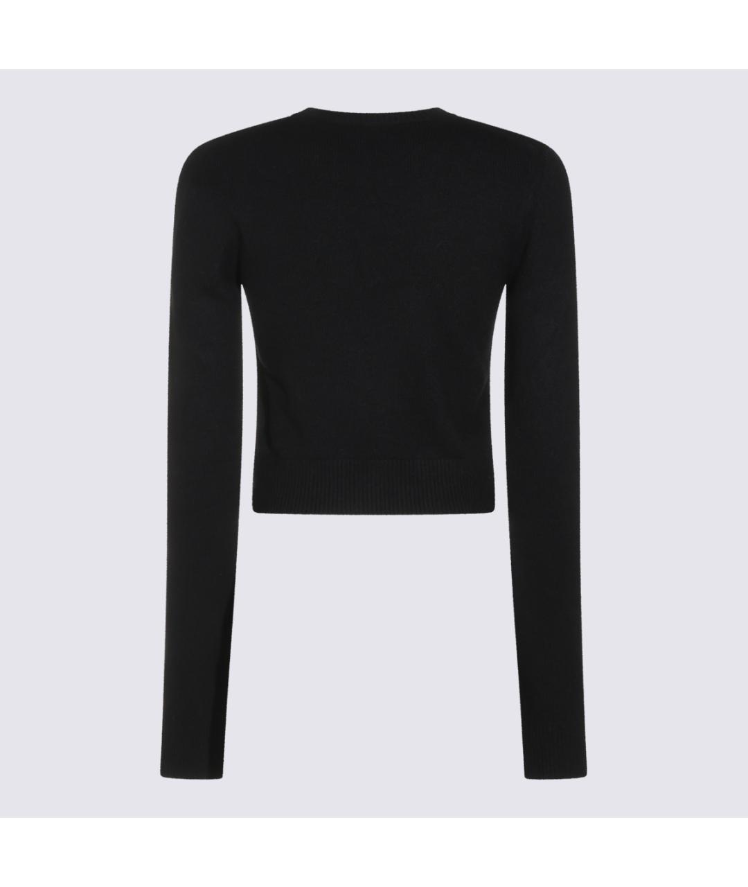 SAINT LAURENT Черный кашемировый джемпер / свитер, фото 2