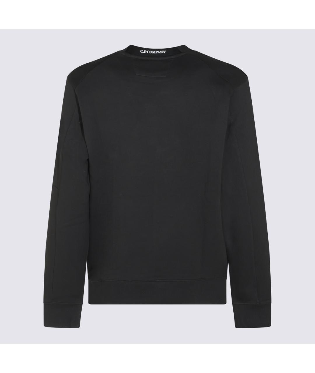 CP COMPANY Черный хлопковый джемпер / свитер, фото 2
