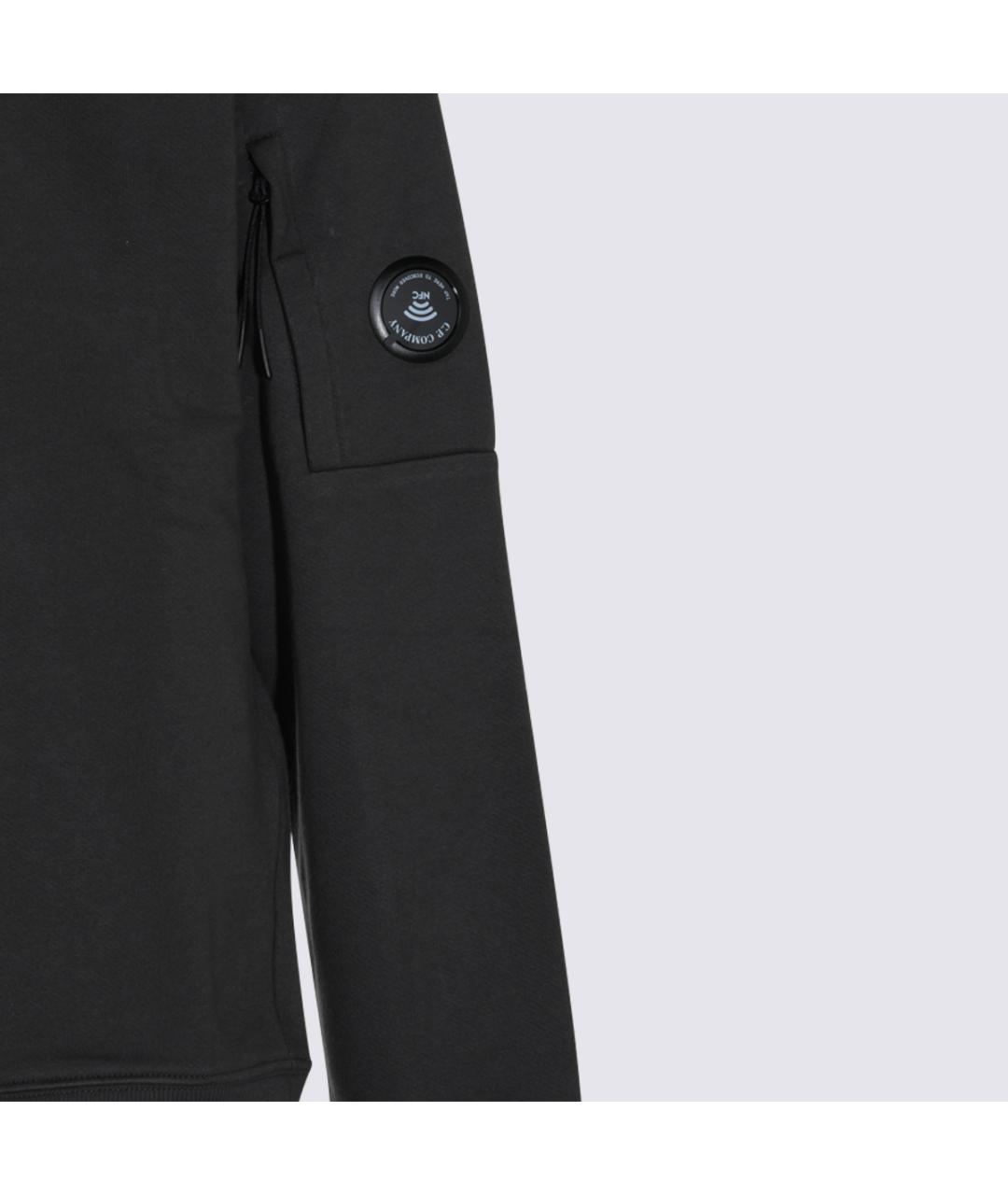 CP COMPANY Черный хлопковый джемпер / свитер, фото 3