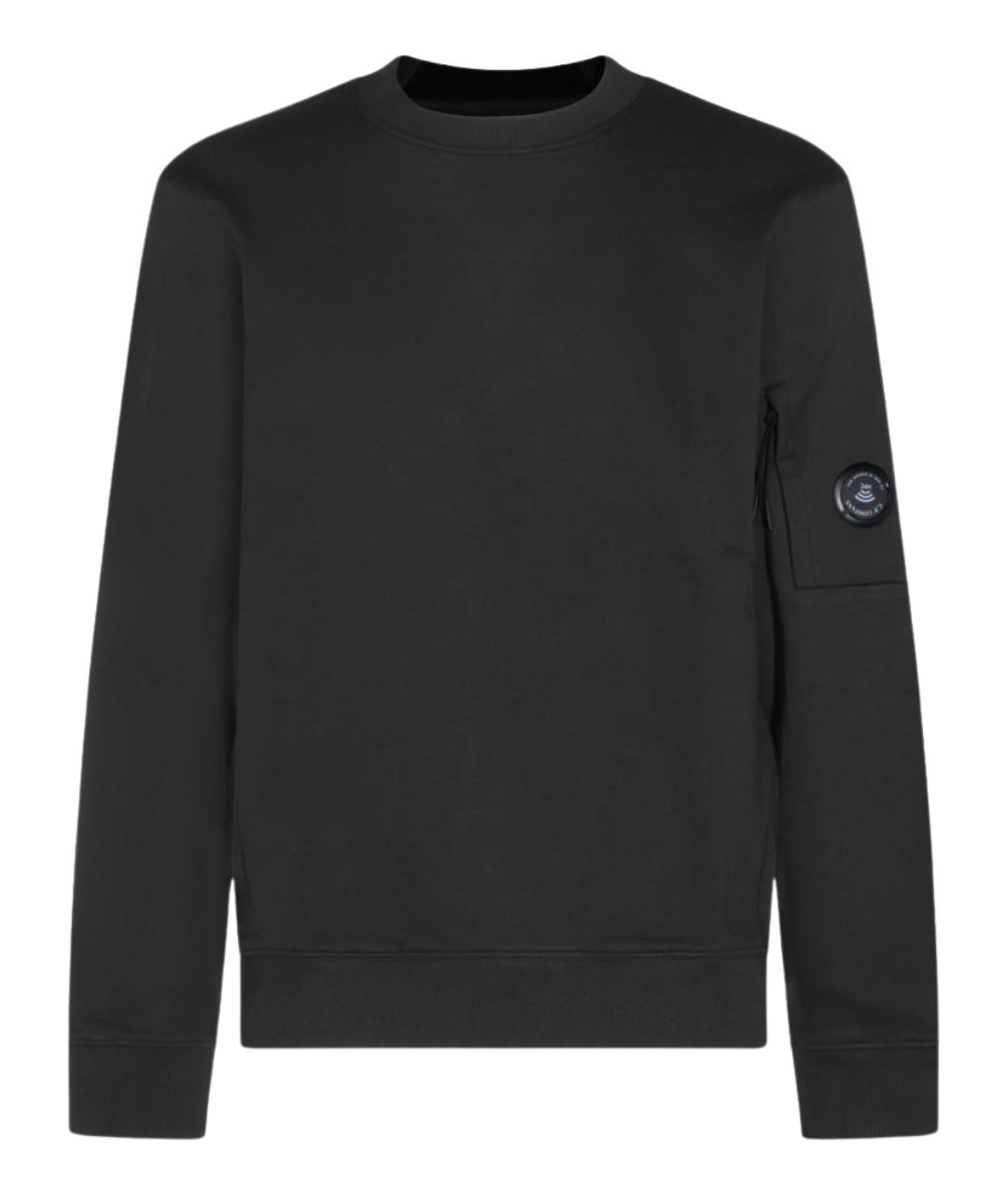 CP COMPANY Черный хлопковый джемпер / свитер, фото 1