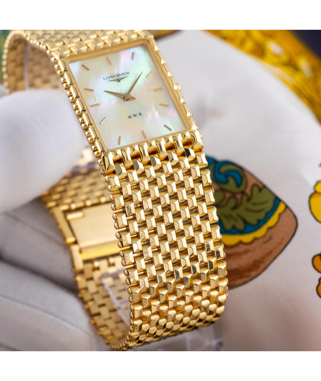 LONGINES Золотые позолоченные часы, фото 5