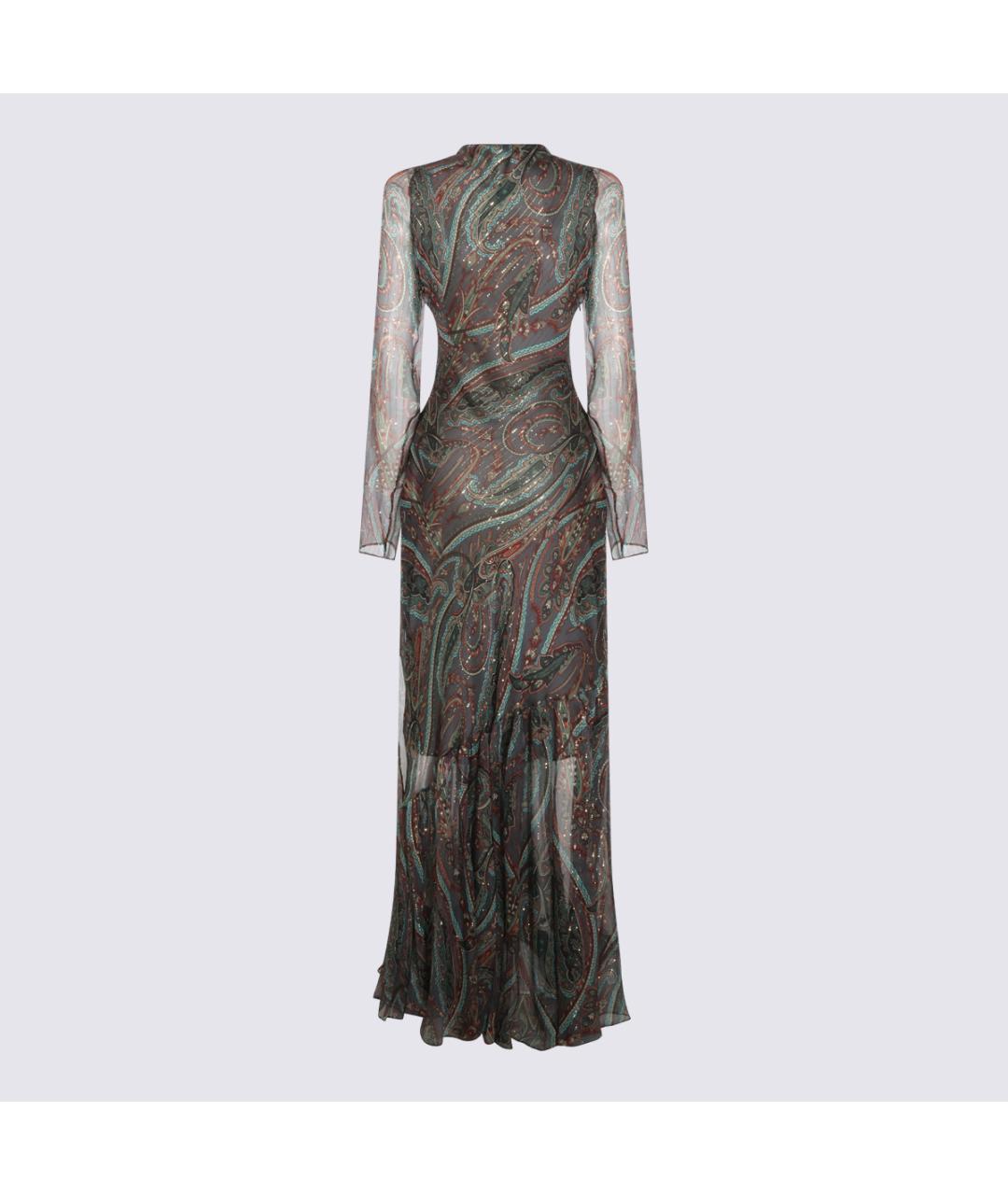 ETRO Серое коктейльное платье, фото 2