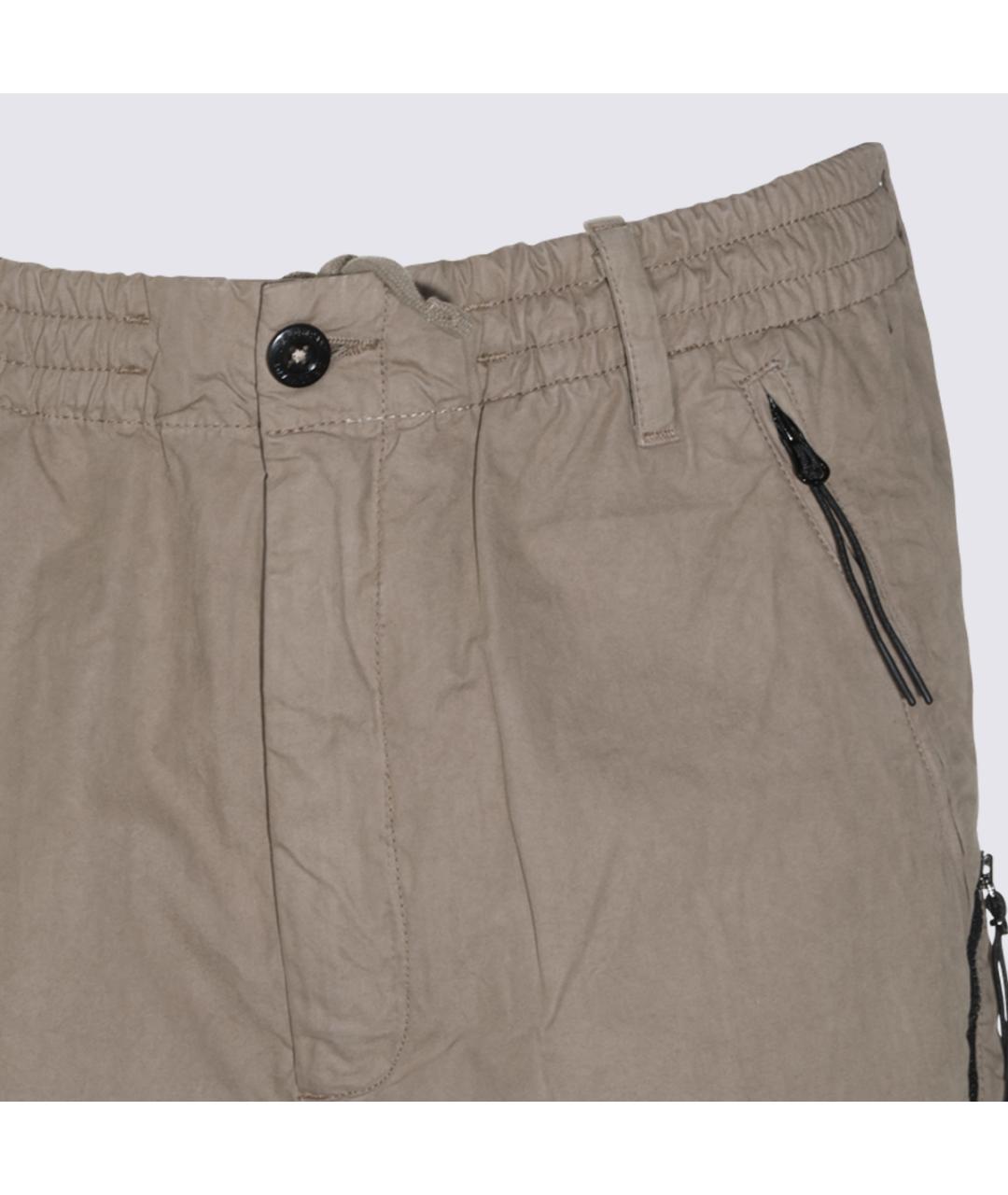 CP COMPANY Серые хлопковые повседневные брюки, фото 4