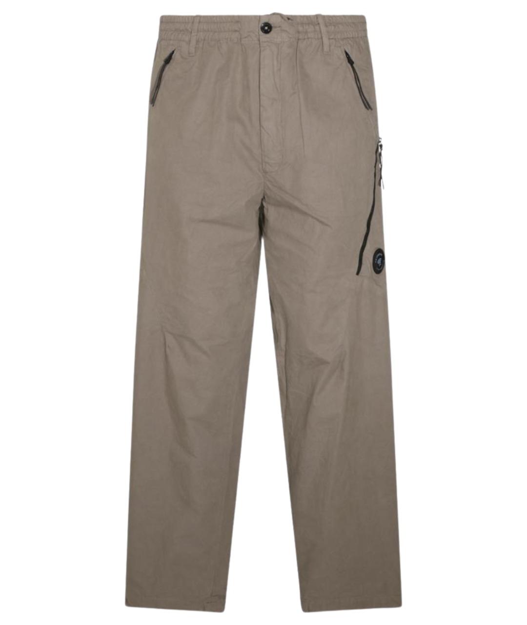 CP COMPANY Серые хлопковые повседневные брюки, фото 1