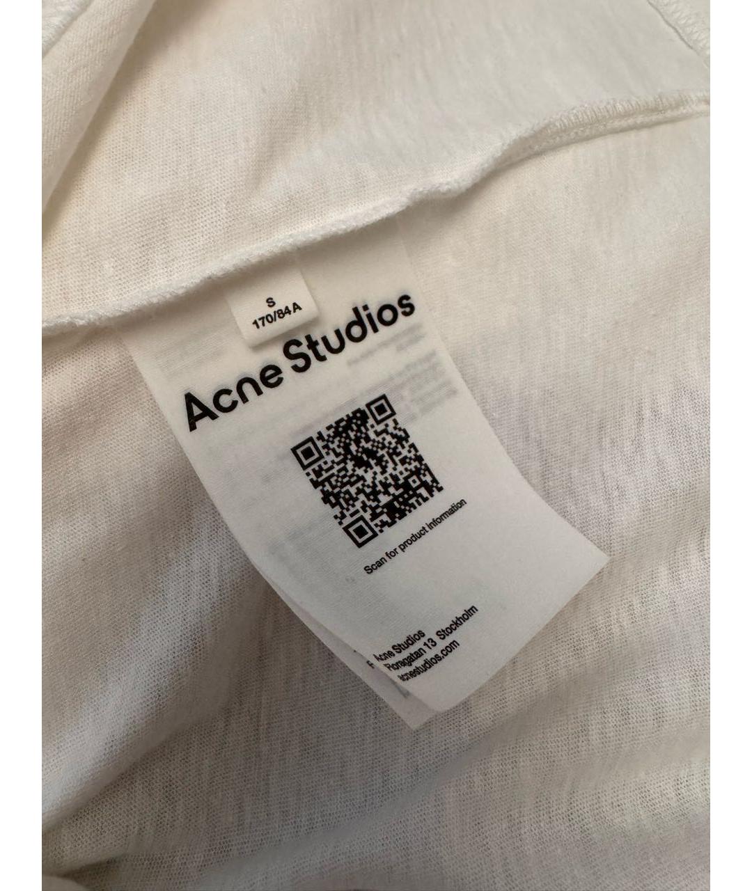 ACNE STUDIOS Белая футболка, фото 7
