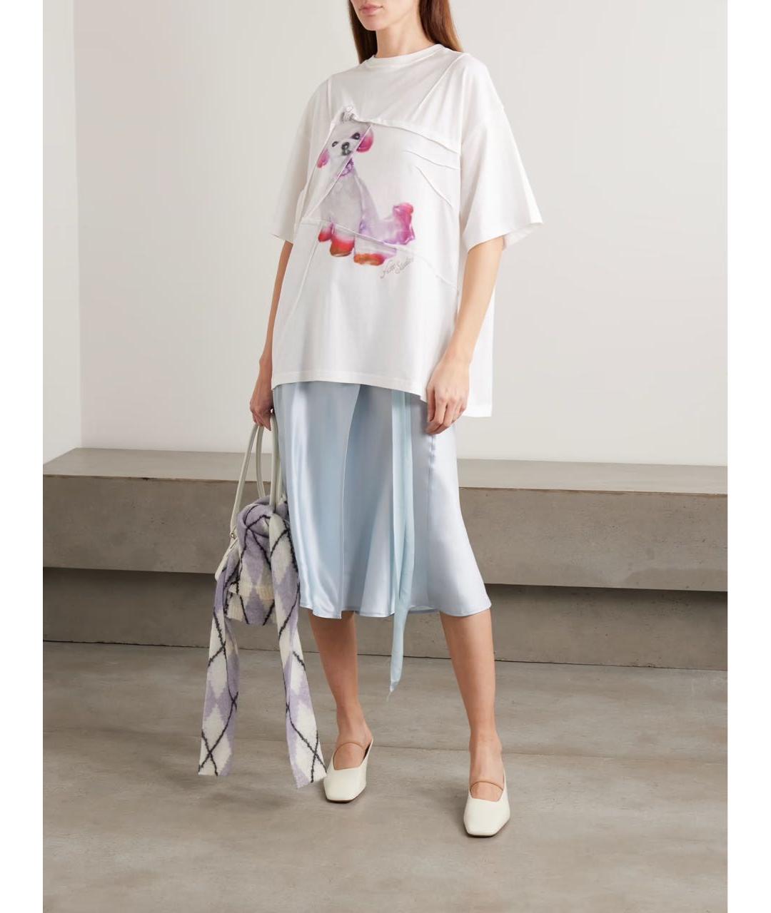 ACNE STUDIOS Белая футболка, фото 4