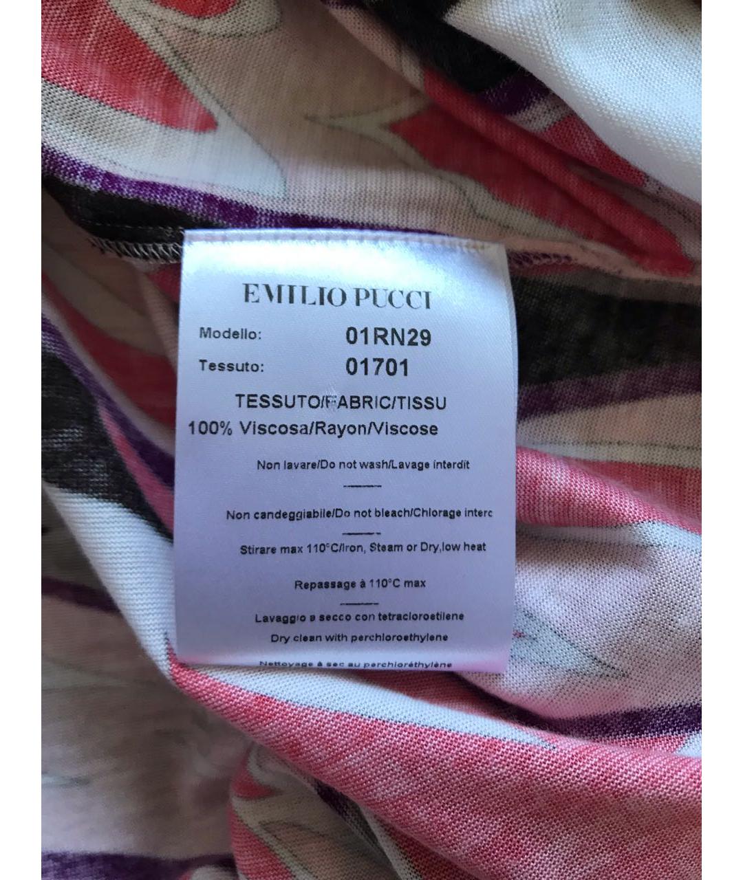 EMILIO PUCCI Мульти вискозная блузы, фото 4
