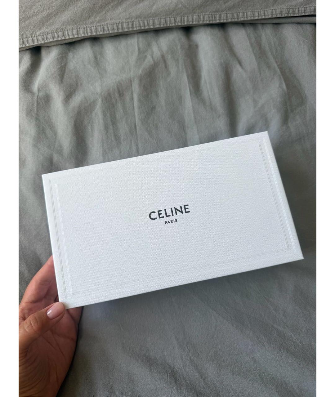 CELINE Черные пластиковые солнцезащитные очки, фото 5