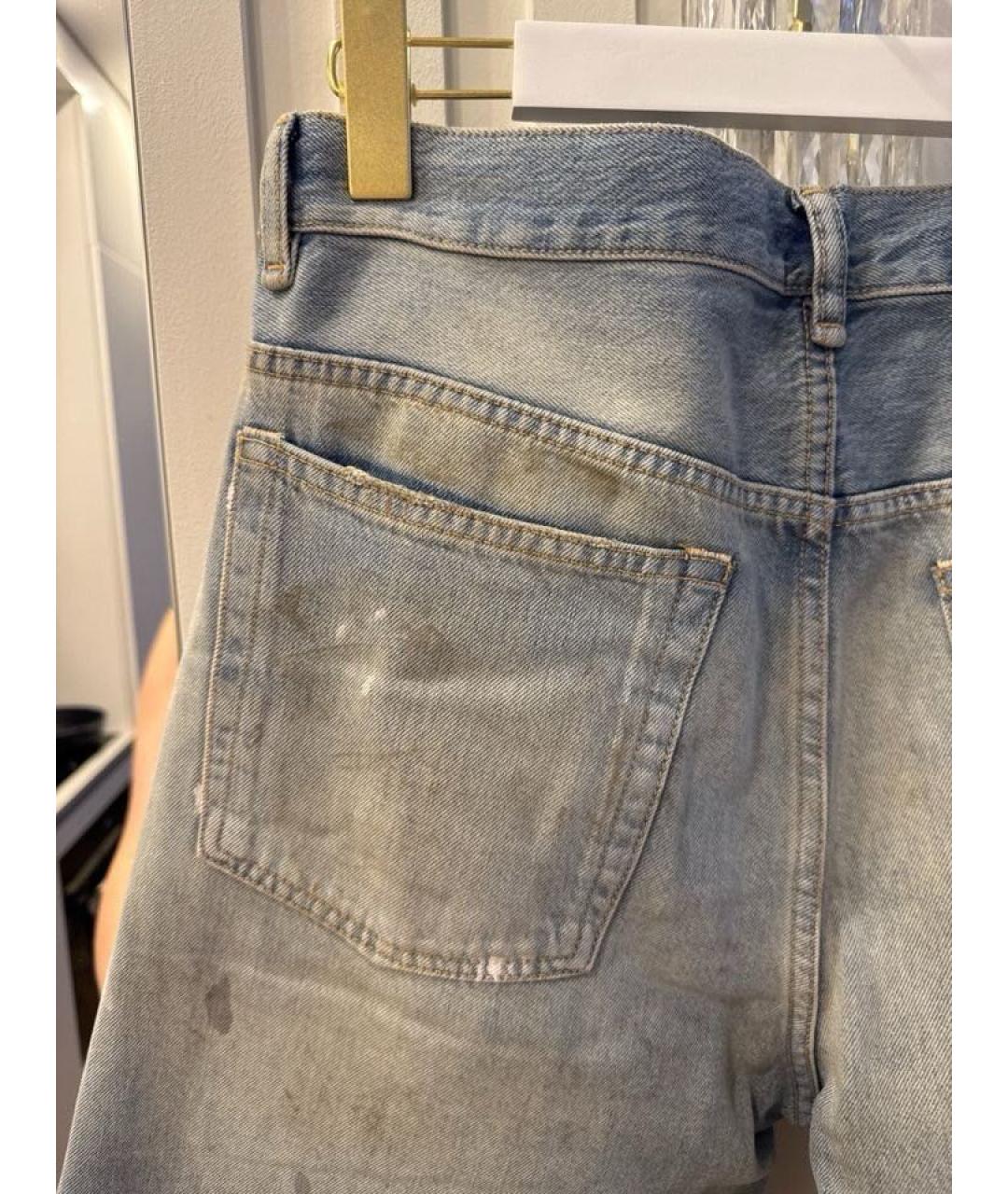 ACNE STUDIOS Голубые джинсы клеш, фото 4