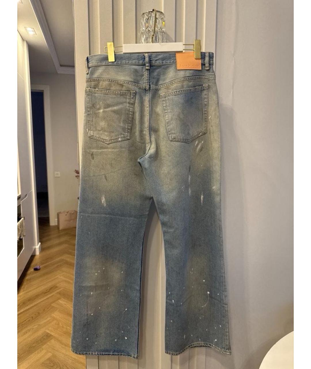 ACNE STUDIOS Голубые джинсы клеш, фото 6