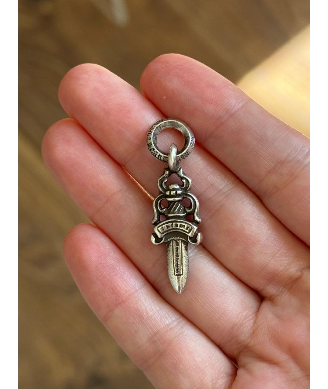 CHROME HEARTS Серебряная серебряная подвеска, фото 2