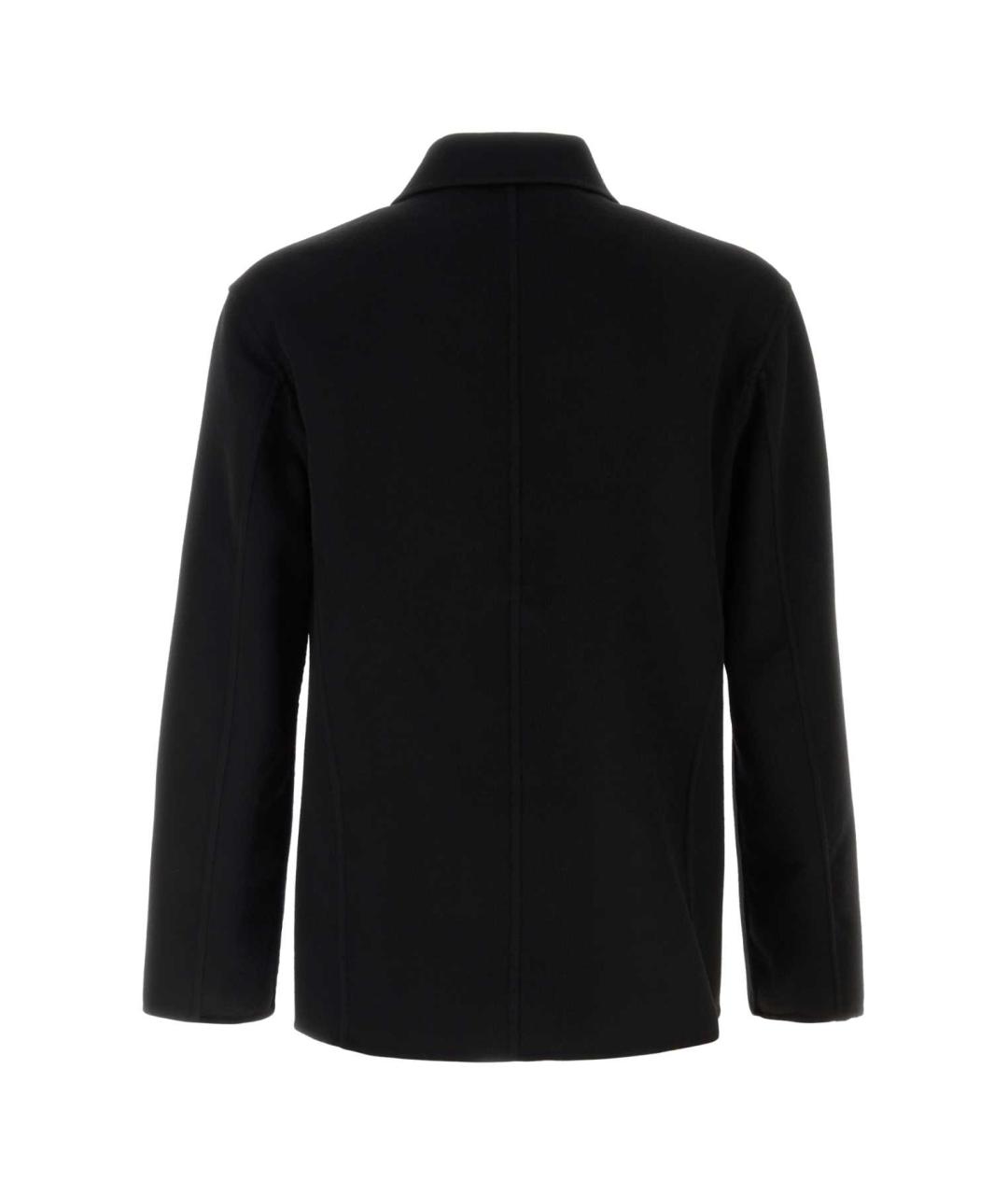 JIL SANDER Черная шерстяная кэжуал рубашка, фото 2
