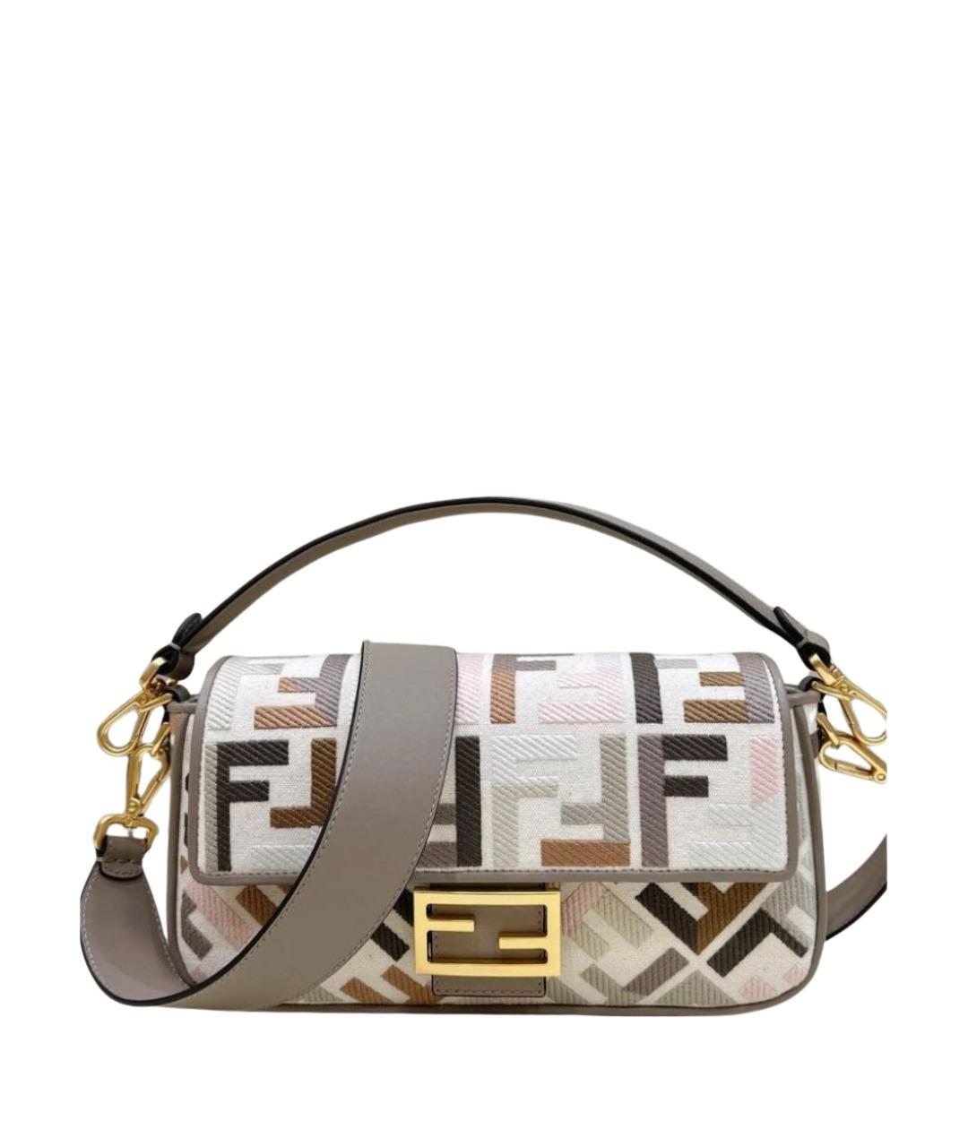 FENDI Мульти тканевая сумка с короткими ручками, фото 1