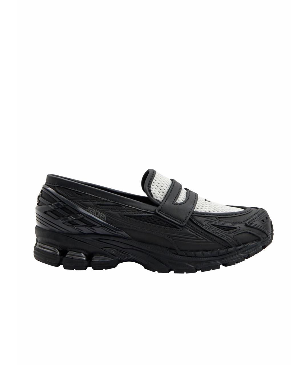 NEW BALANCE Черные кожаные лоферы, фото 1