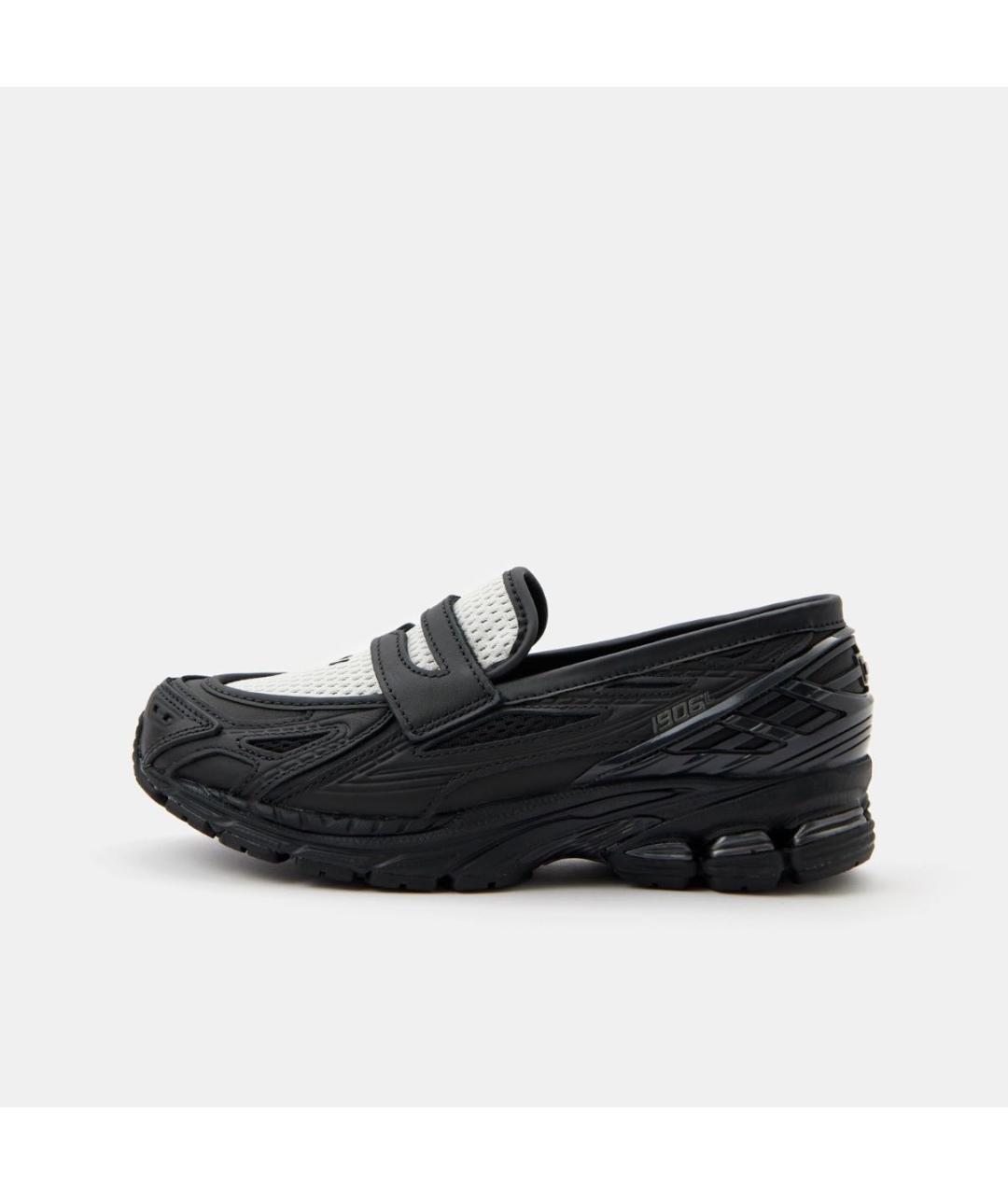 NEW BALANCE Черные кожаные лоферы, фото 6