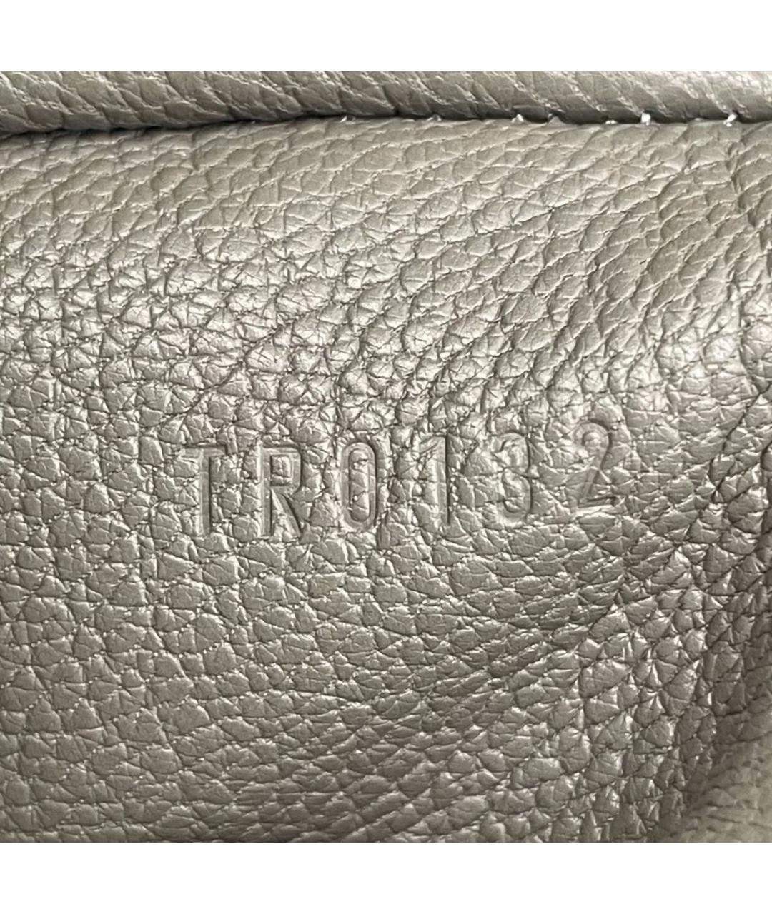 LOUIS VUITTON Зеленая кожаная сумка с короткими ручками, фото 6
