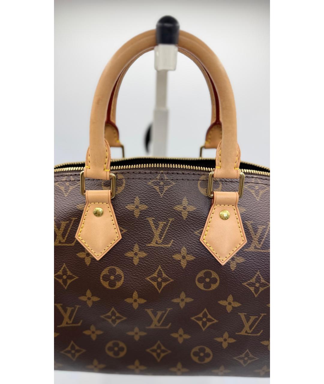 LOUIS VUITTON Коричневая канва сумка тоут, фото 6