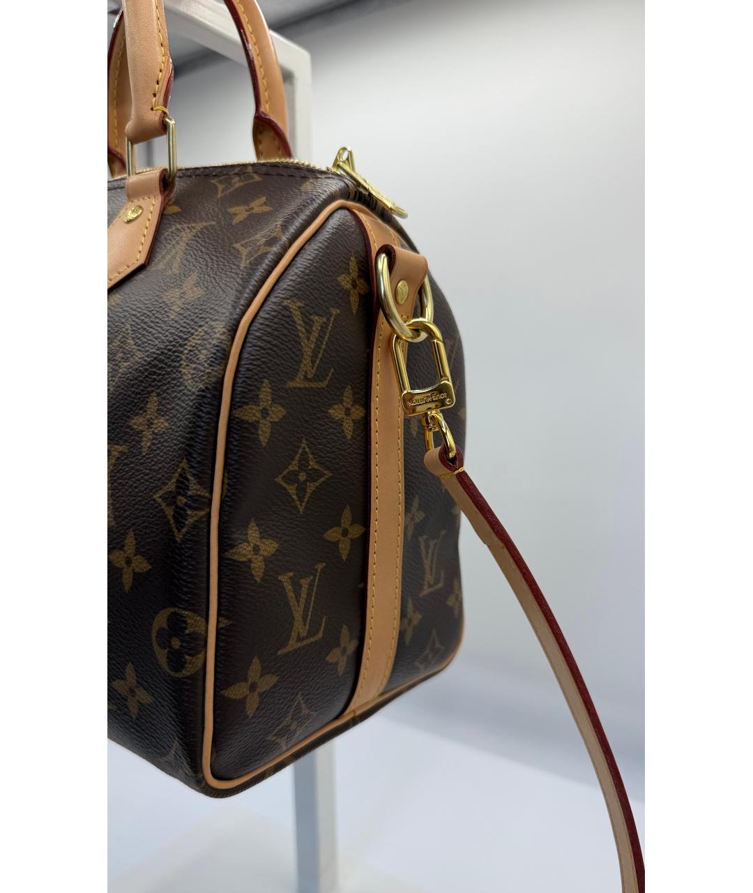 LOUIS VUITTON Коричневая канва сумка тоут, фото 3
