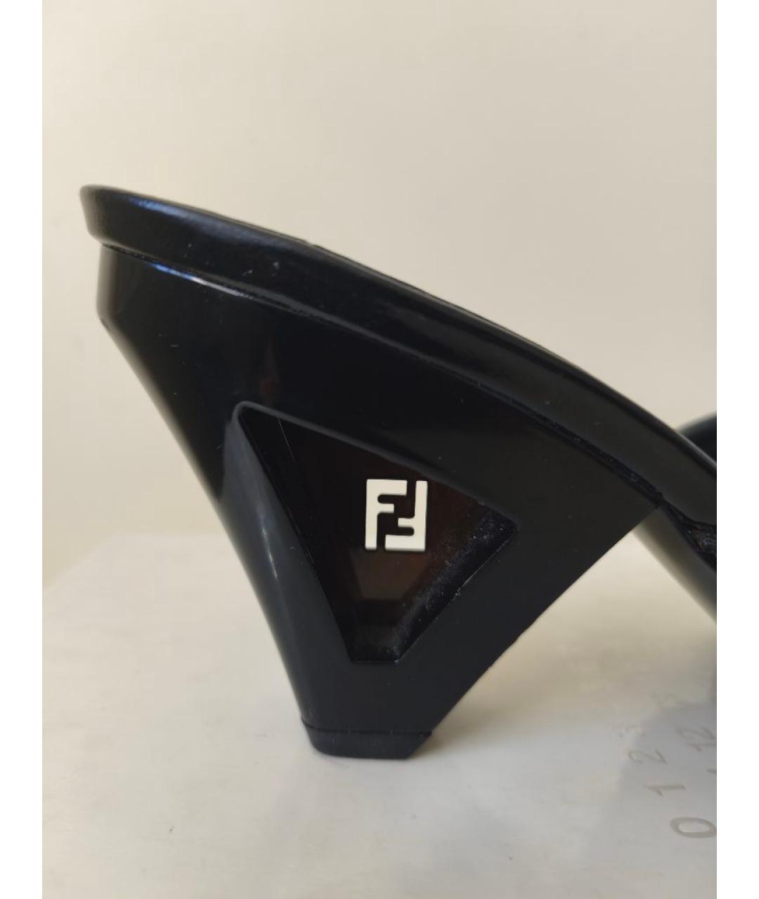 FENDI Мульти текстильные мюли, фото 9