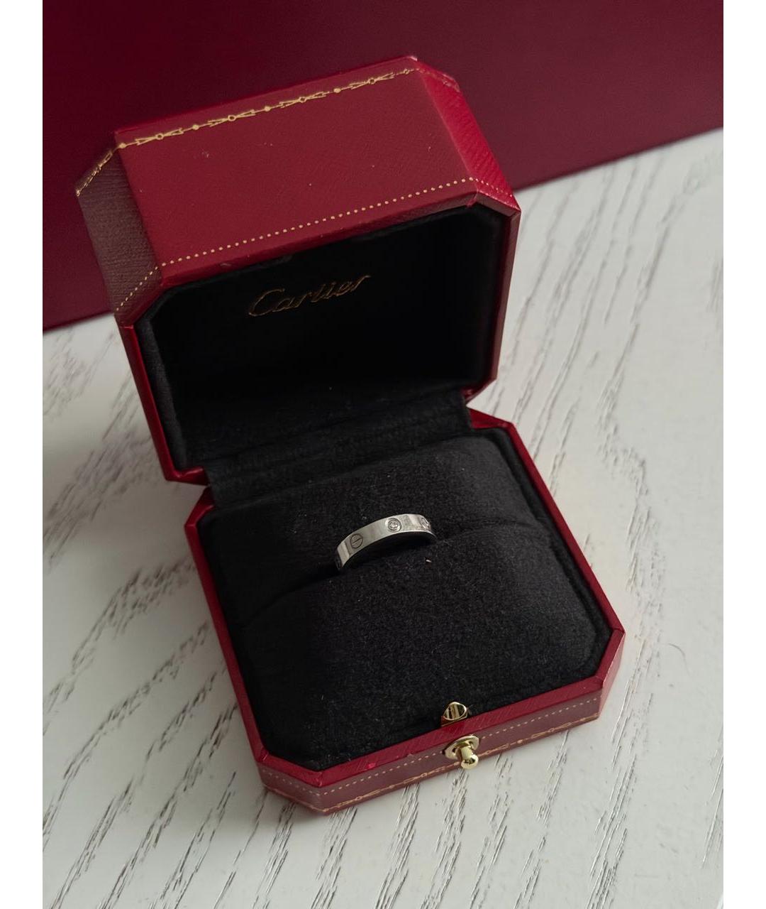CARTIER Белое кольцо из белого золота, фото 3