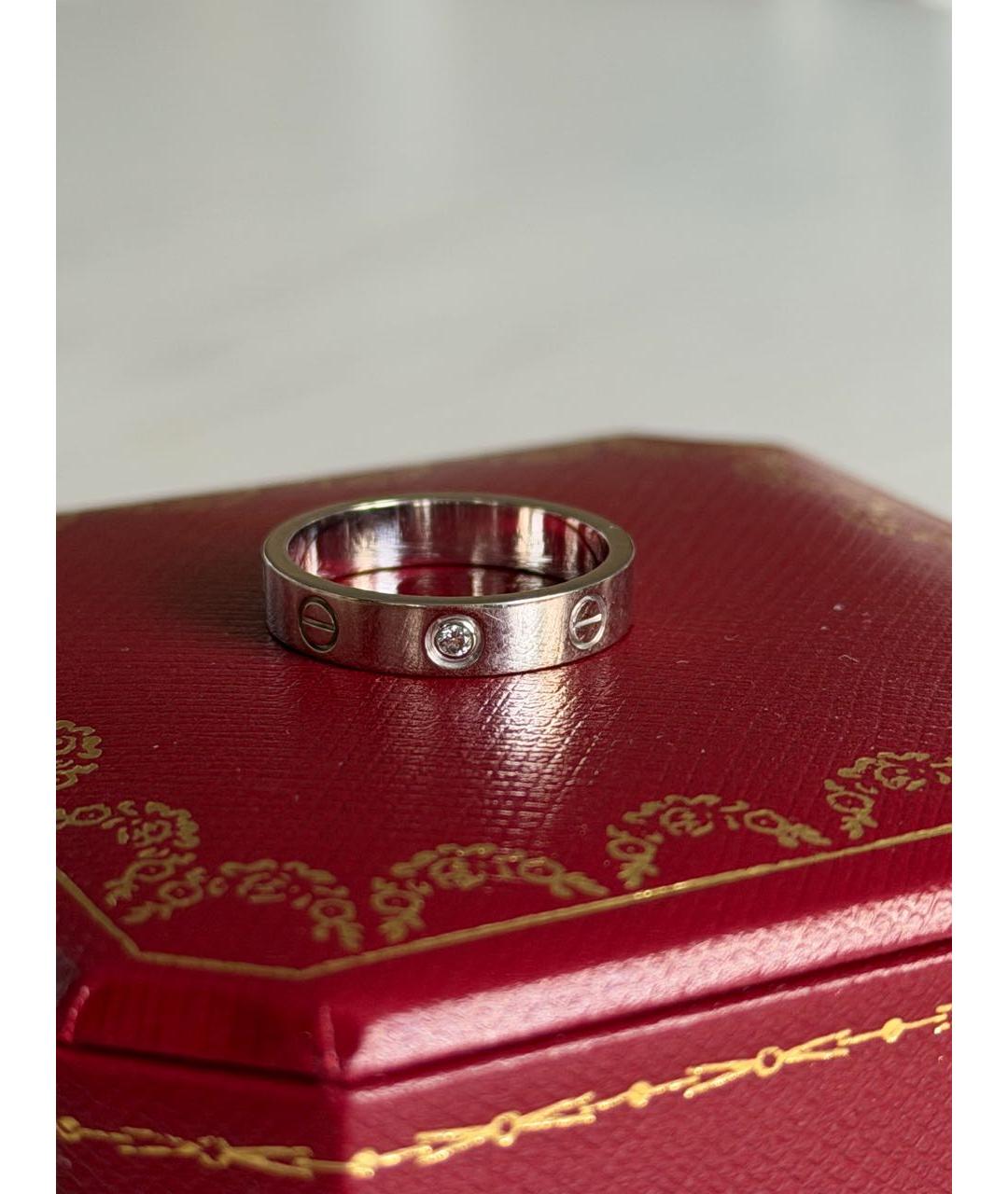 CARTIER Белое кольцо из белого золота, фото 8
