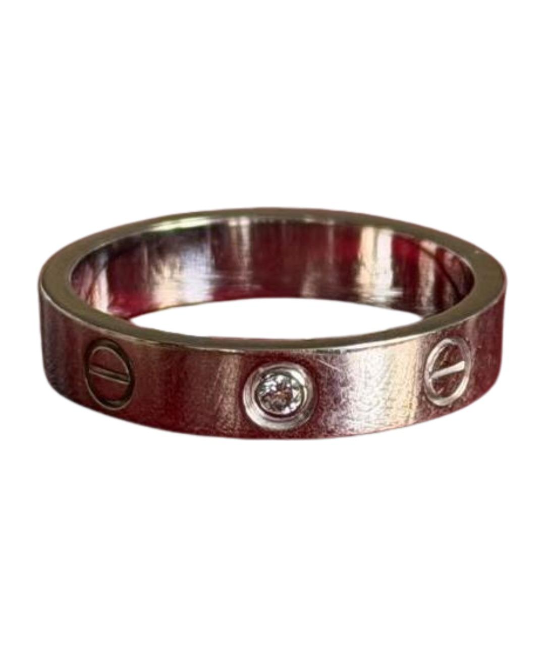 CARTIER Белое кольцо из белого золота, фото 1