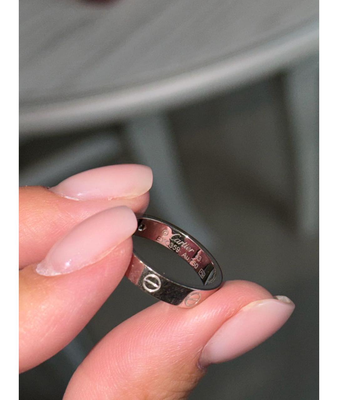 CARTIER Белое кольцо из белого золота, фото 2