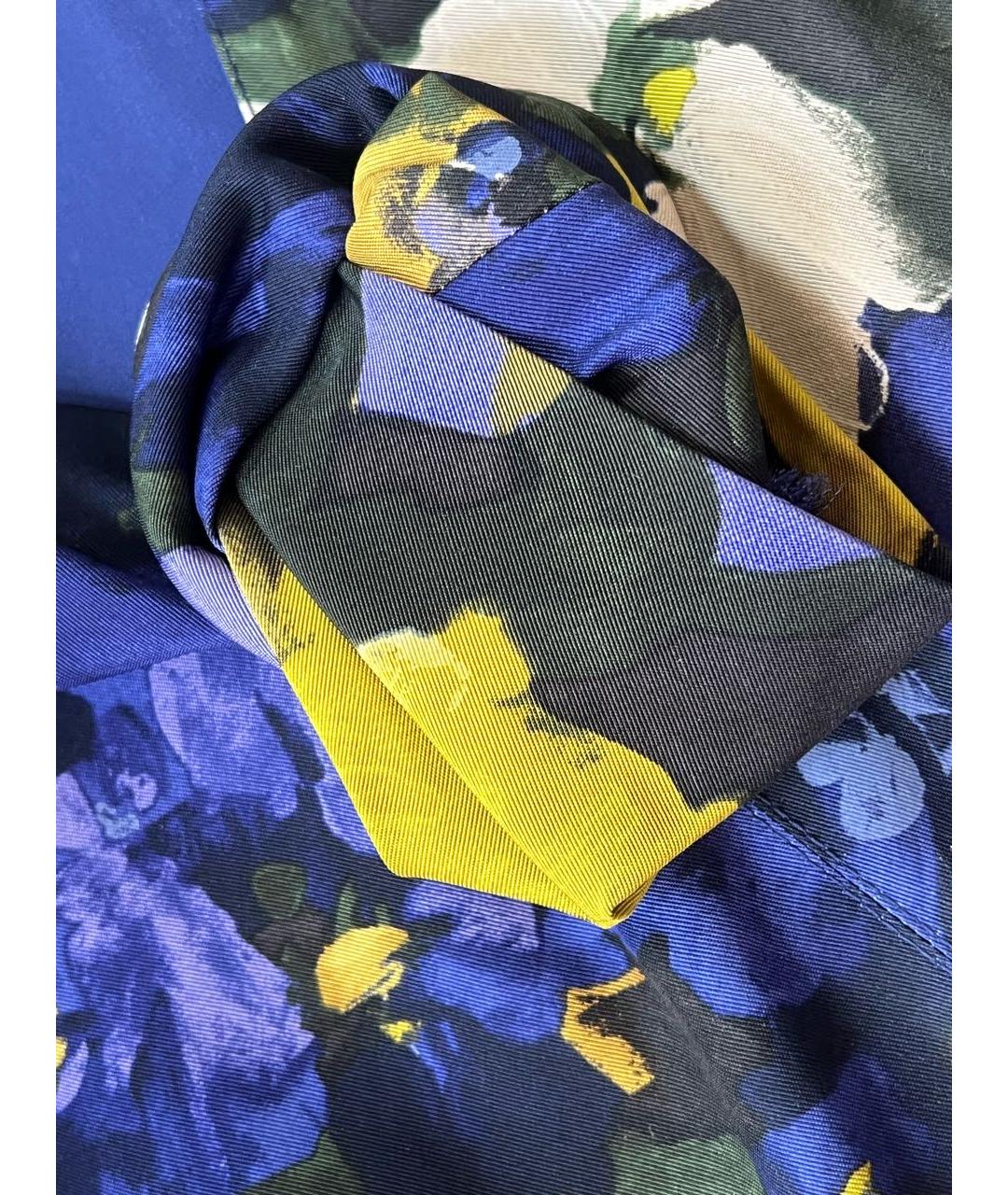 OSCAR DE LA RENTA Синее платье, фото 4