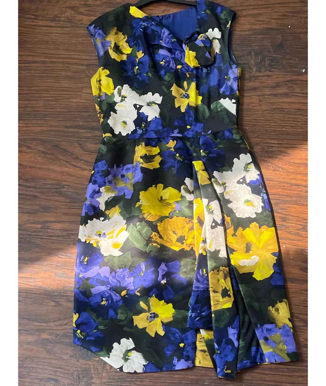 OSCAR DE LA RENTA Синее платье, фото 5
