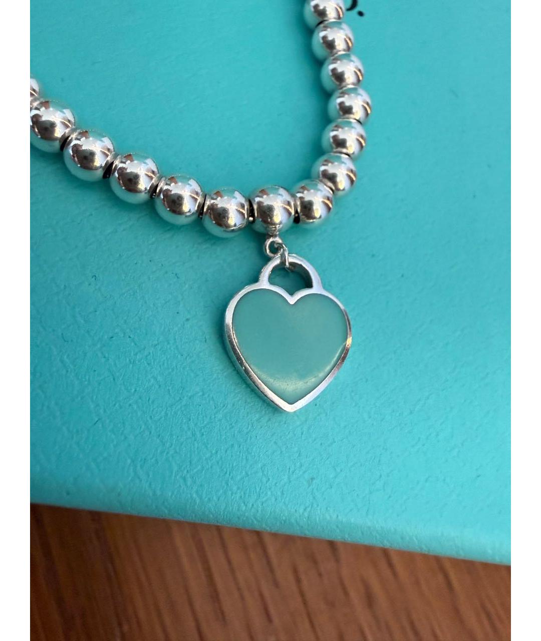 TIFFANY&CO Бирюзовый серебряный браслет, фото 3