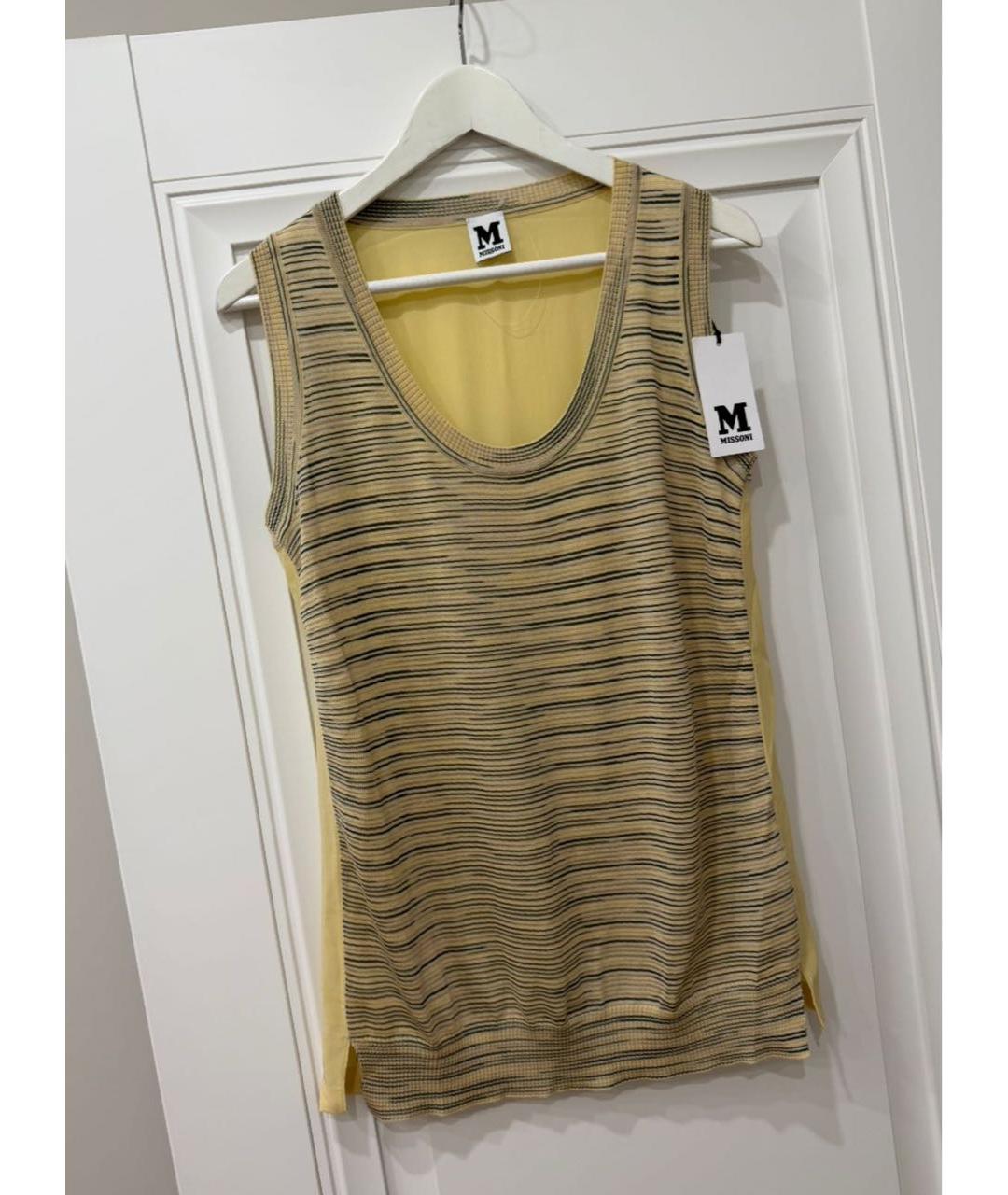 MISSONI Желтая майка, фото 9