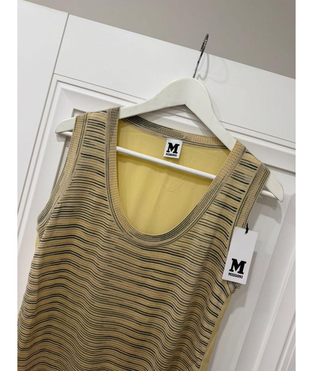 MISSONI Желтая майка, фото 2