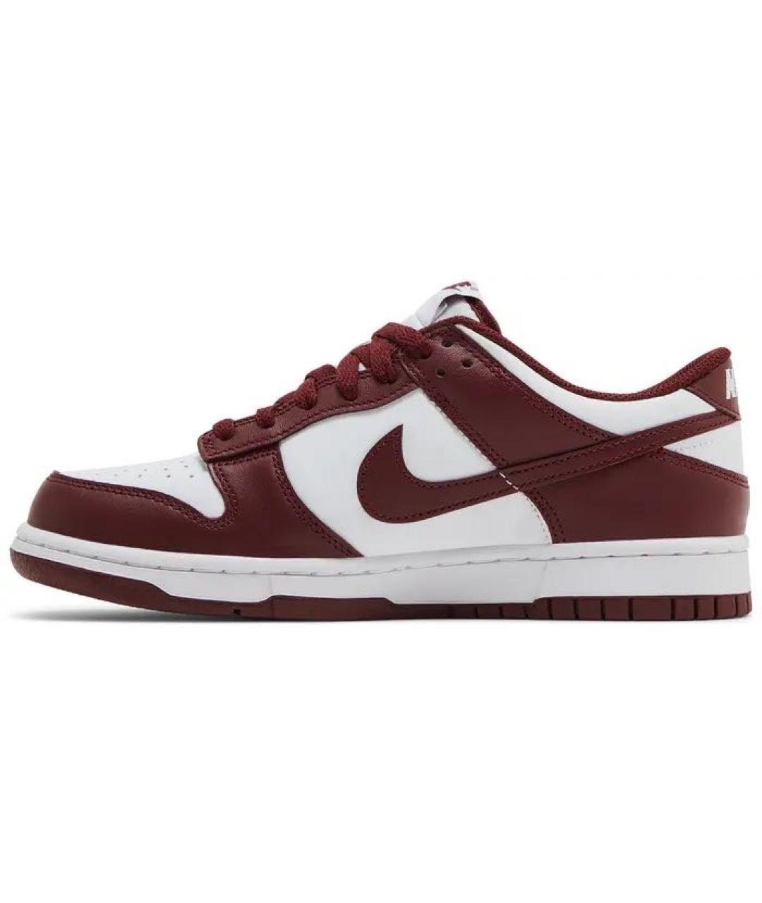 NIKE Бордовые кожаные кеды, фото 2