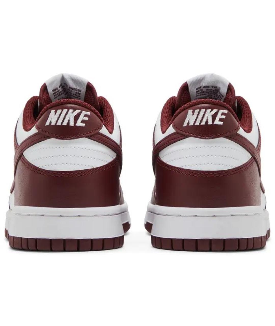 NIKE Бордовые кожаные кеды, фото 4