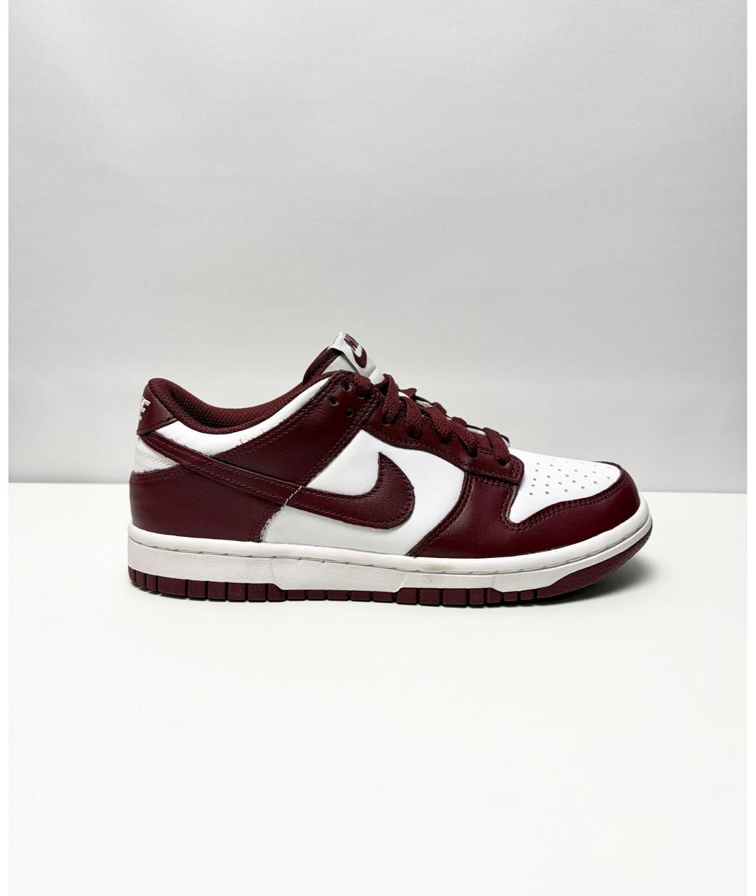 NIKE Бордовые кожаные кеды, фото 6