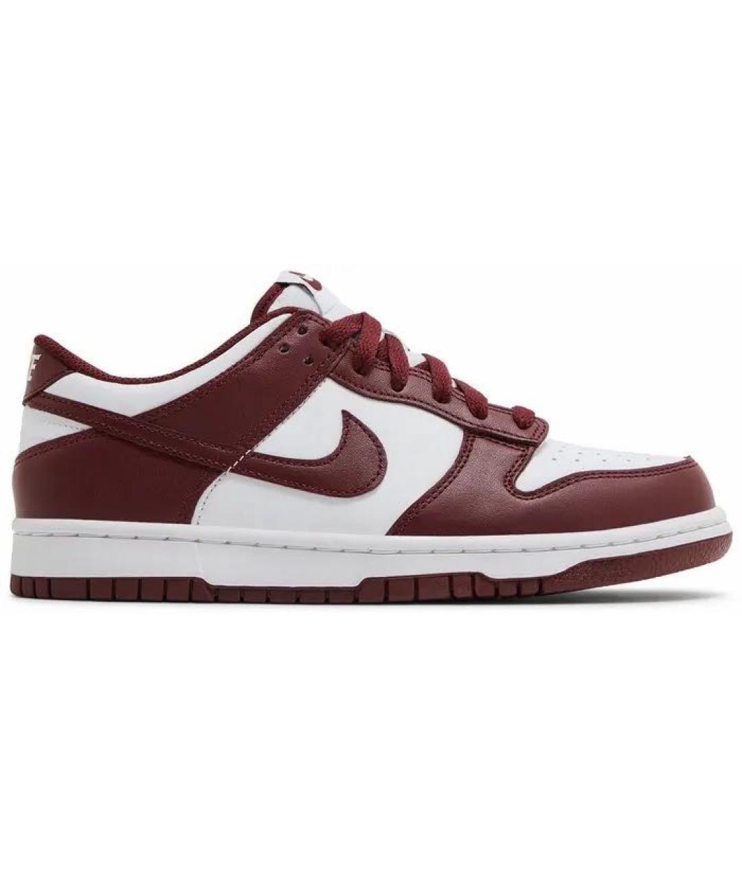 NIKE Бордовые кожаные кеды, фото 7