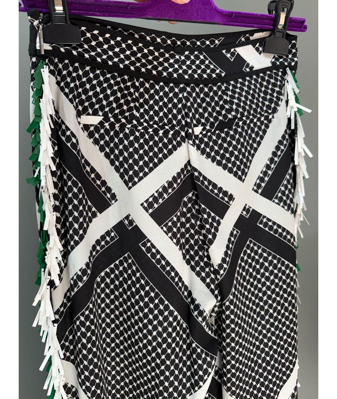 MSGM Мульти шелковые прямые брюки, фото 6