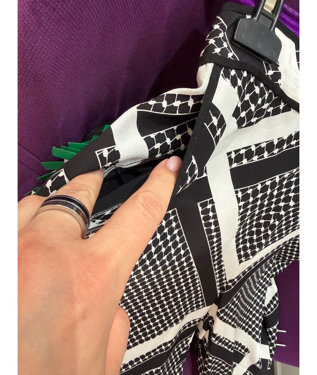 MSGM Мульти шелковые прямые брюки, фото 5