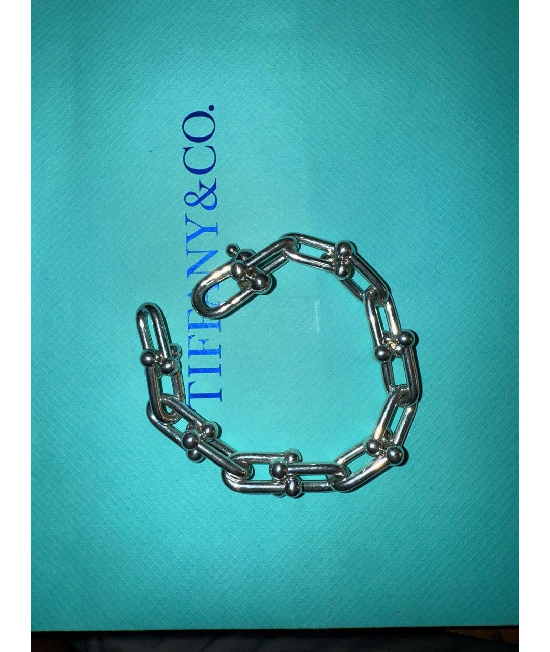 TIFFANY&CO Бежевый серебряный браслет, фото 6