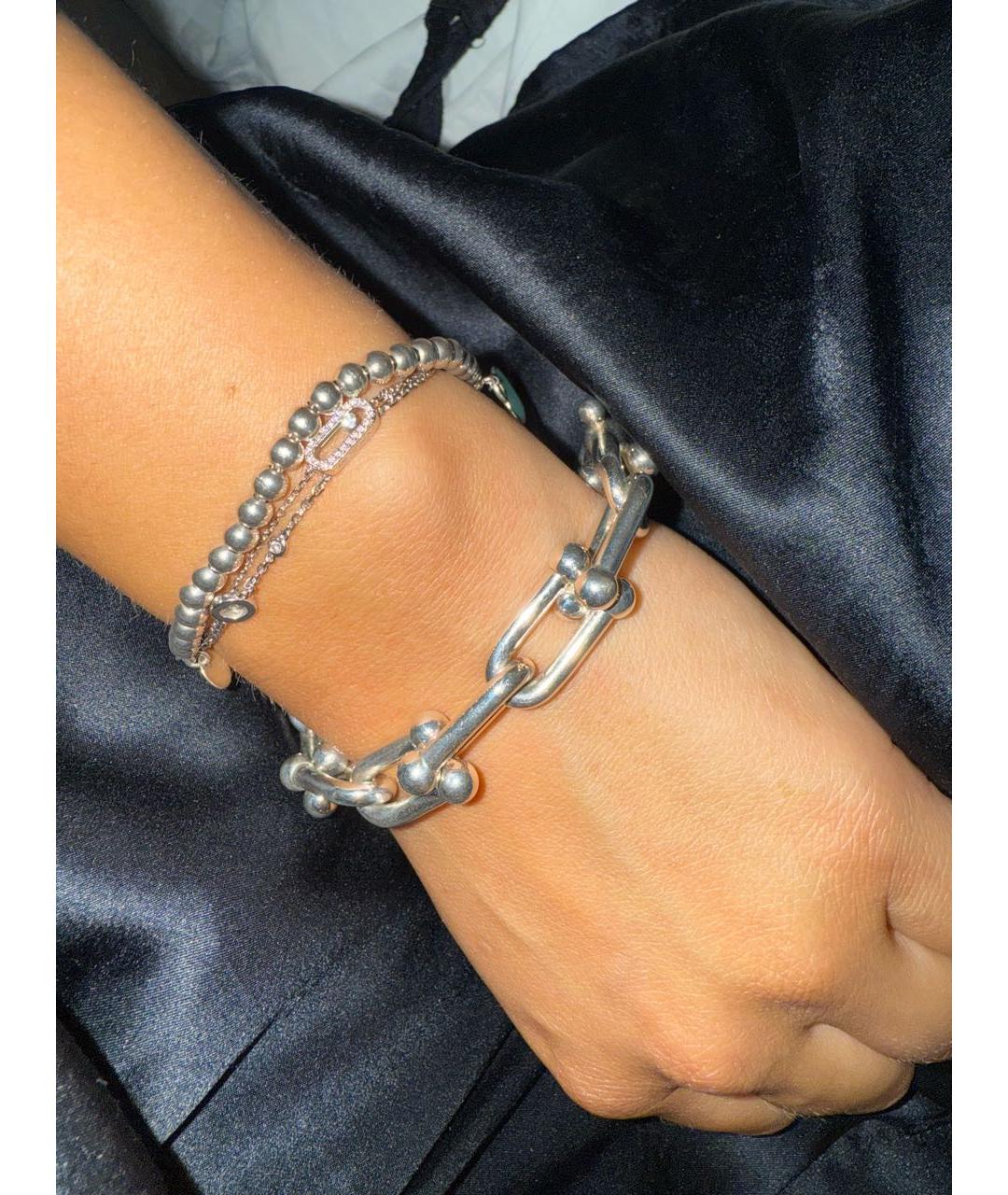 TIFFANY&CO Бежевый серебряный браслет, фото 2