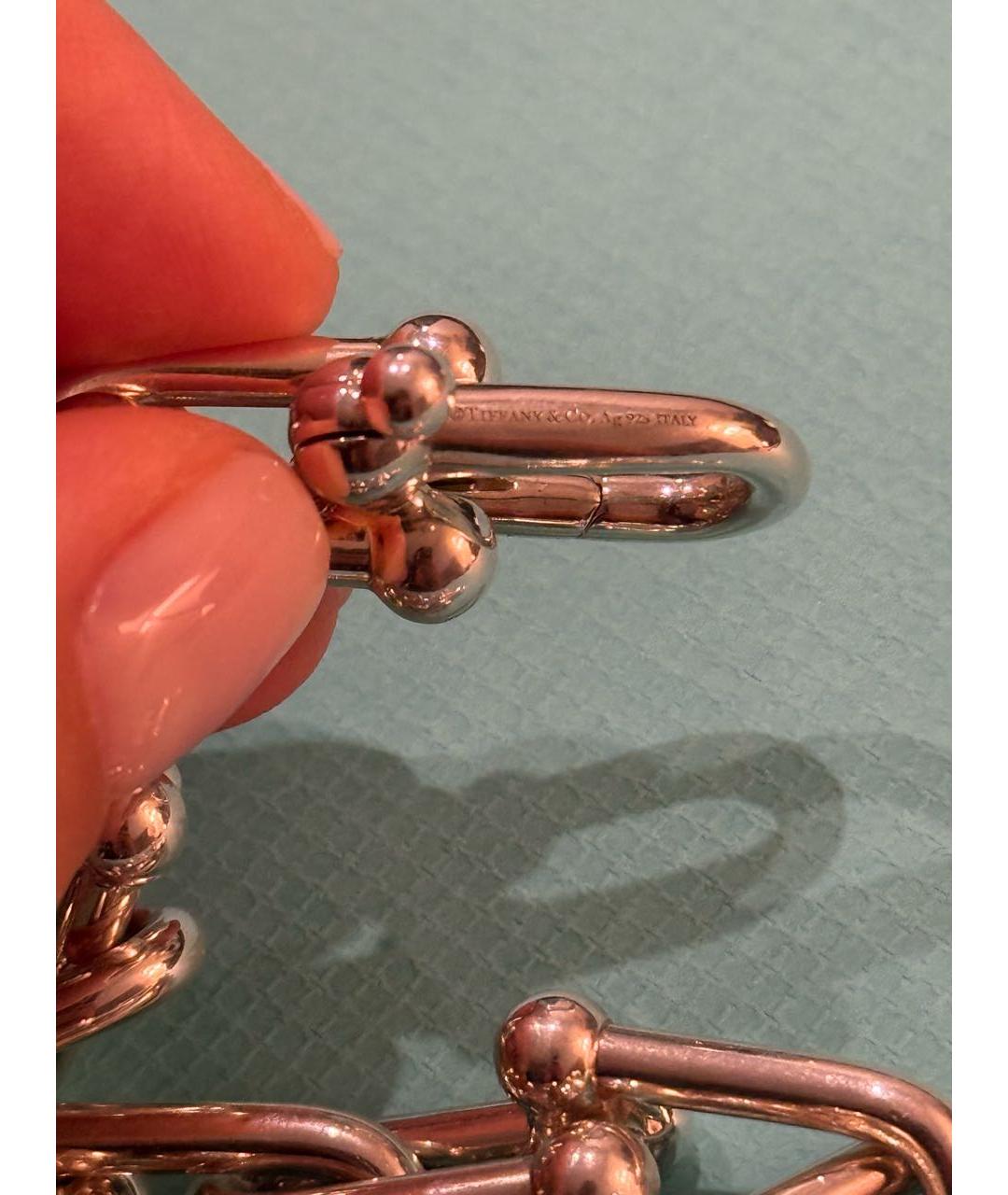 TIFFANY&CO Бежевый серебряный браслет, фото 5