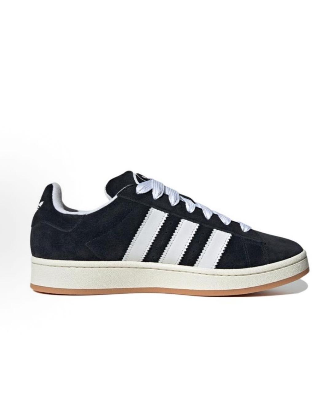 ADIDAS Черные замшевые кеды, фото 2