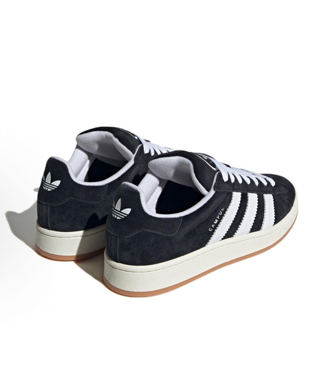 ADIDAS Черные замшевые кеды, фото 5
