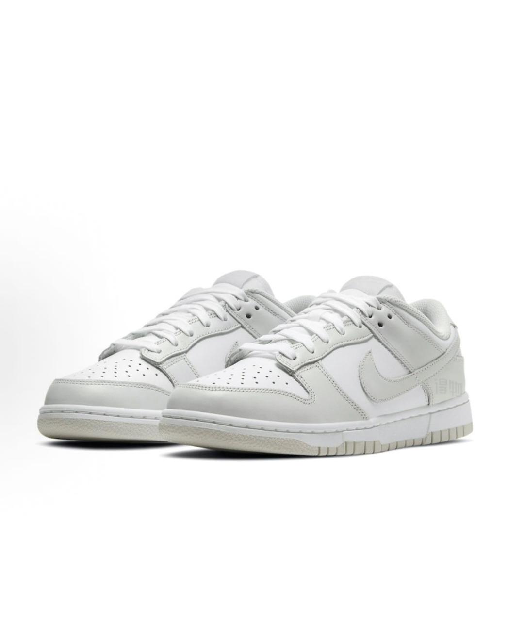 NIKE Серые кожаные кроссовки, фото 3